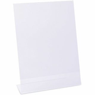 Clear L-Style Freestanding Frame, 8.5 x 11 Insert, 3/Pack