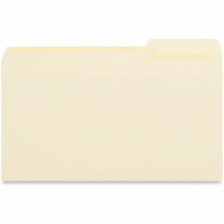 Top Tab File Folders, 1/3-Cut Tabs: Right Position, Legal Size, 0.75" Expansion, Manila, 100/Box