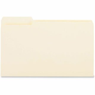 Top Tab File Folders, 1/3-Cut Tabs: Left Position, Legal Size, 0.75" Expansion, Manila, 100/Box