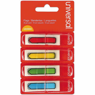 Page Flags, Assorted Colors, 35 Flags/Dispenser, 4 Dispensers/Pack