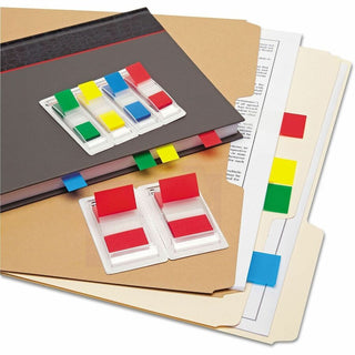 Page Flags, Assorted Colors, 35 Flags/Dispenser, 4 Dispensers/Pack