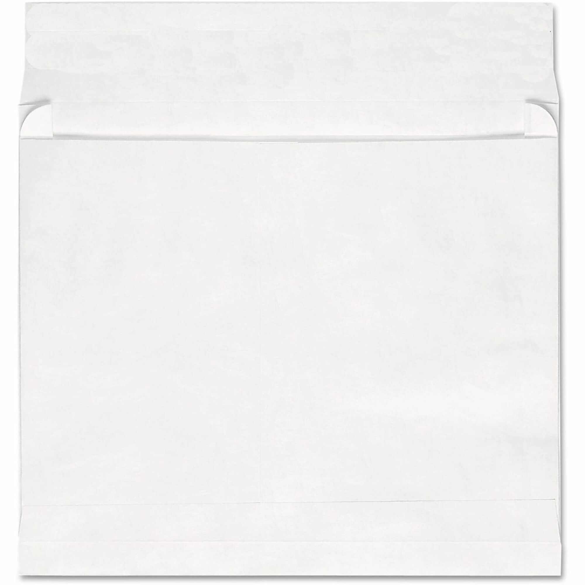 Deluxe Tyvek Expansion Envelopes, Open-End, 2" Capacity, #13 1/2, Square Flap, Self-Adhesive Closure, 10 x 13, White, 100/Box