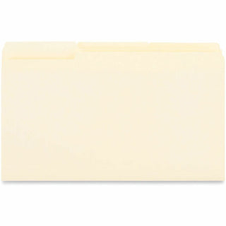Interior File Folders, 1/3-Cut Tabs: Assorted, Legal Size, 9.5-pt Manila, 100/Box