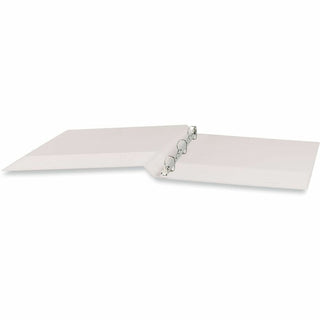 Slant D-Ring View Binder, 3 Rings, 0.5" Capacity, 11 x 8.5, White