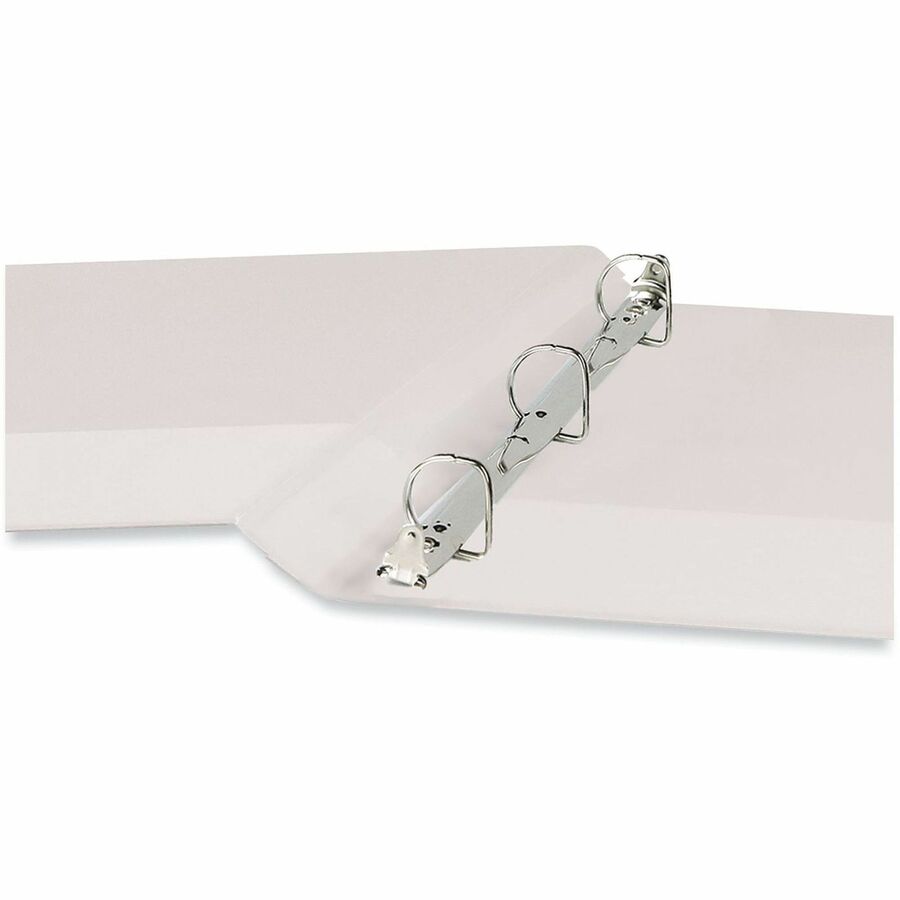 Slant D-Ring View Binder, 3 Rings, 0.5" Capacity, 11 x 8.5, White