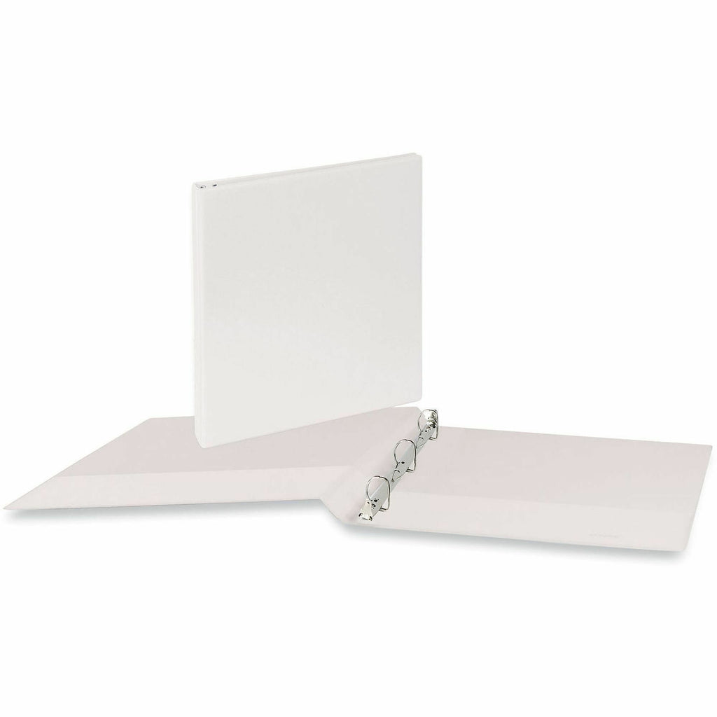 Slant D-Ring View Binder, 3 Rings, 0.5" Capacity, 11 x 8.5, White
