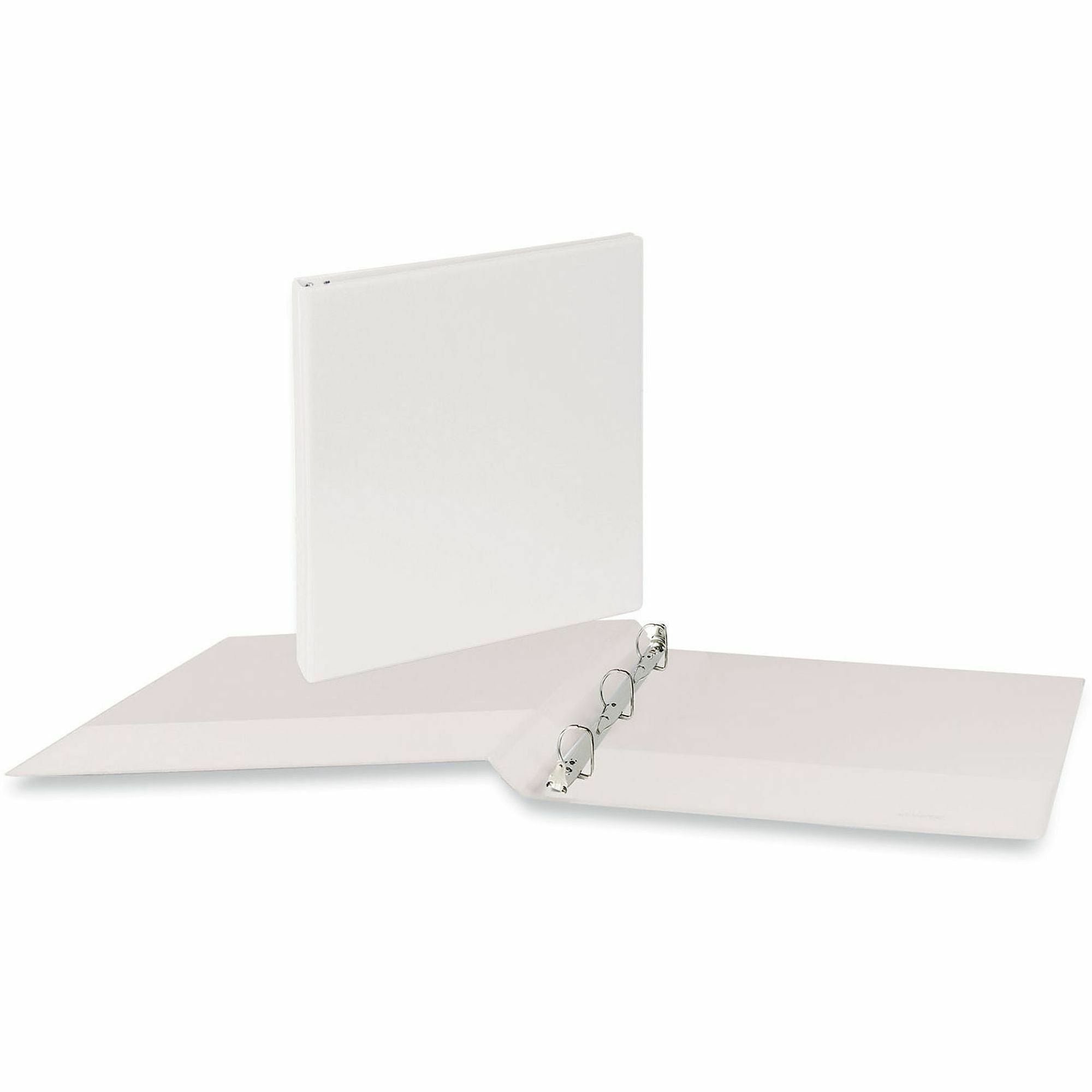 Slant D-Ring View Binder, 3 Rings, 0.5" Capacity, 11 x 8.5, White
