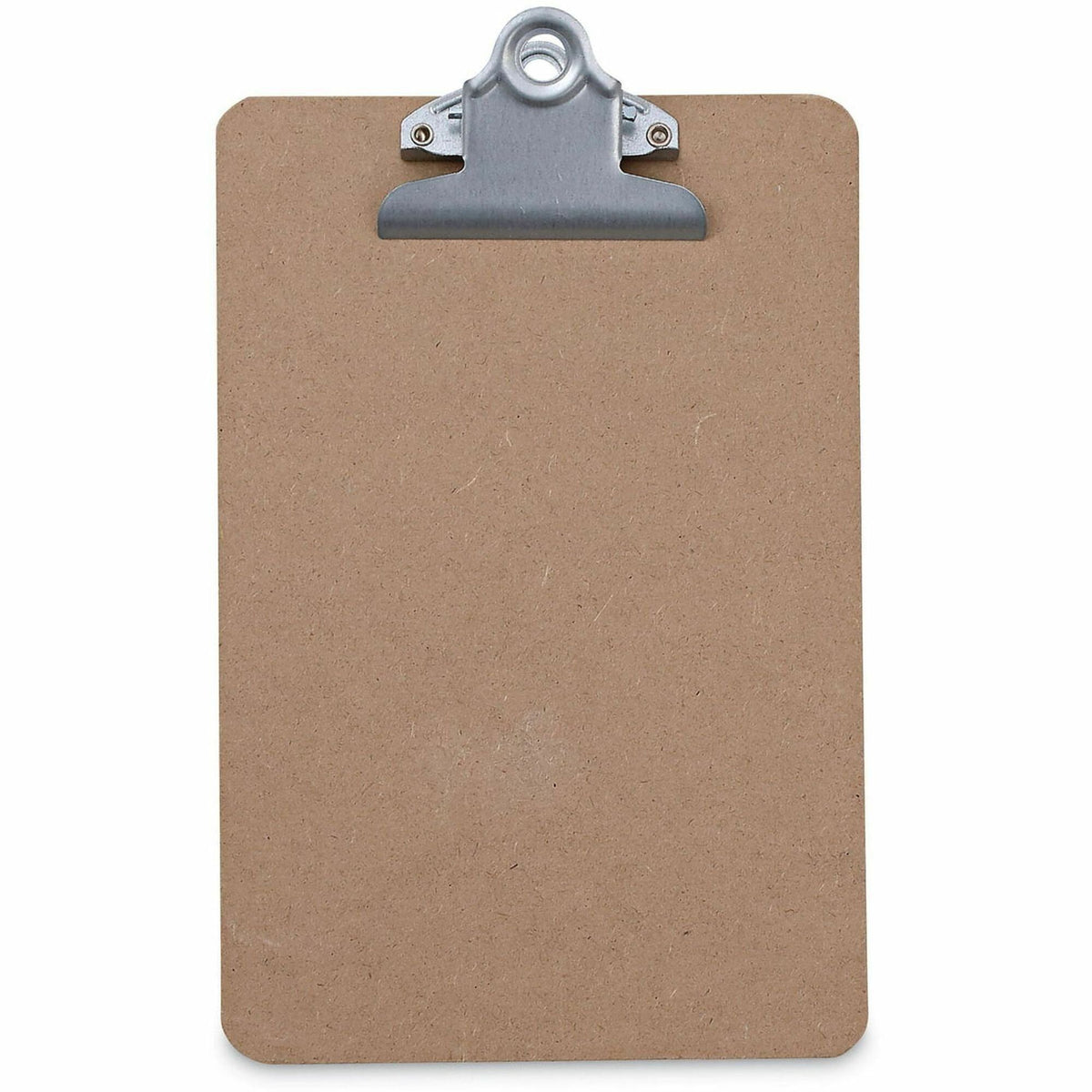 Hardboard Clipboard, 0.75" Clip Capacity, Holds 5 x 8 Sheets, Brown