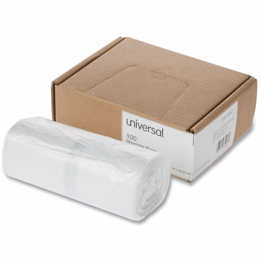 High-Density Shredder Bags, 16 gal Capacity, 100/Box