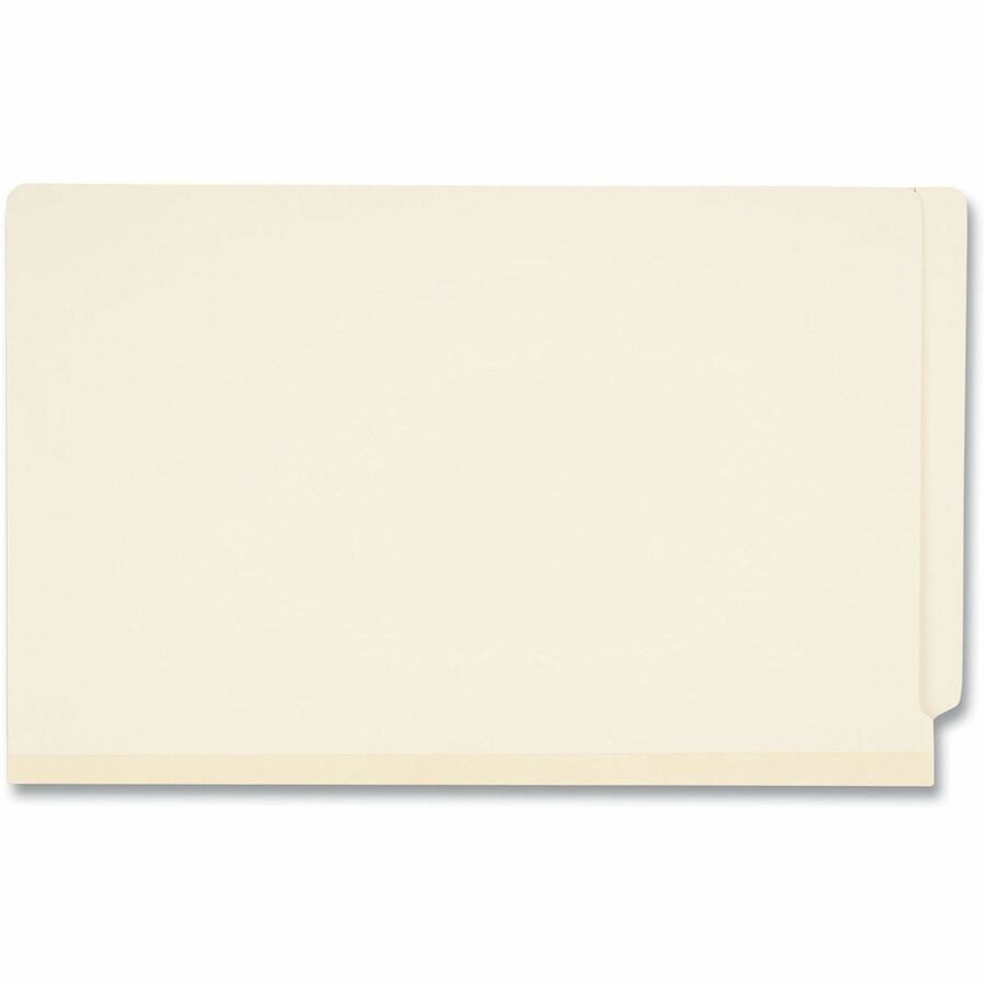 Six-Section Manila End Tab Classification Folders, 2" Expansion, 2 Dividers, 6 Fasteners, Legal Size, Manila Exterior, 10/Box