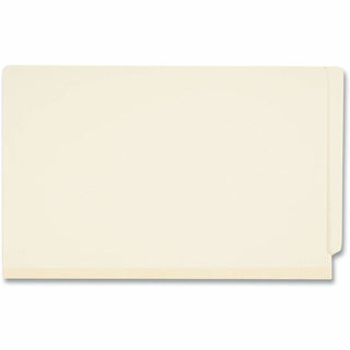 Six-Section Manila End Tab Classification Folders, 2" Expansion, 2 Dividers, 6 Fasteners, Legal Size, Manila Exterior, 10/Box