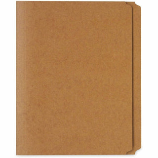 Reinforced Kraft Top Tab File Folders, Straight Tabs, Letter Size, 0.75" Expansion, Brown, 100/Box
