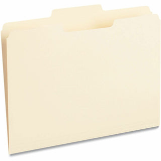 Top Tab File Folders, 1/3-Cut Tabs: Center Position, Letter Size, 0.75" Expansion, Manila, 100/Box