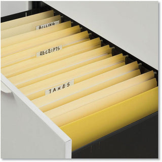 Double-Ply Top Tab Manila File Folders, Straight Tabs, Legal Size, 0.75" Expansion, Manila, 100/Box