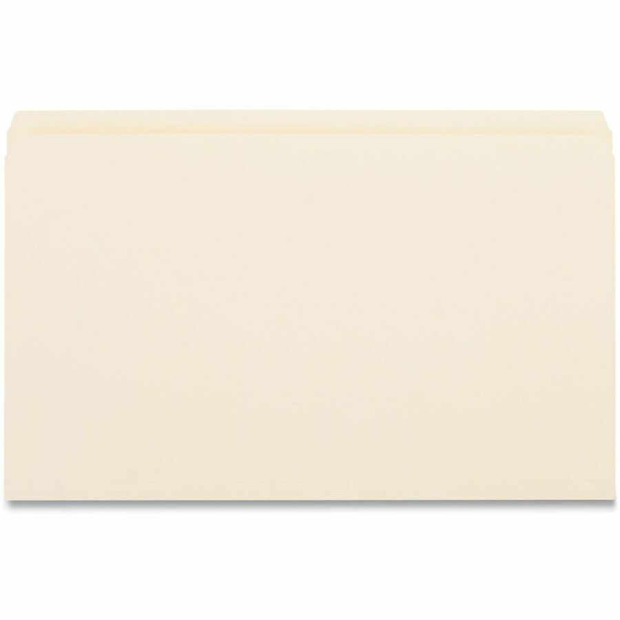 Double-Ply Top Tab Manila File Folders, Straight Tabs, Legal Size, 0.75" Expansion, Manila, 100/Box