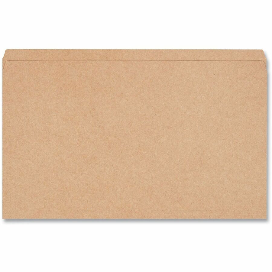 Reinforced Kraft Top Tab File Folders, Straight Tabs, Legal Size, 0.75" Expansion, Brown, 100/Box