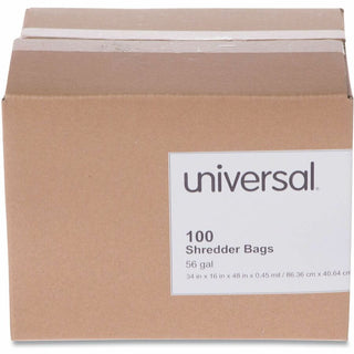 High-Density Shredder Bags, 56 gal Capacity, 100/Box