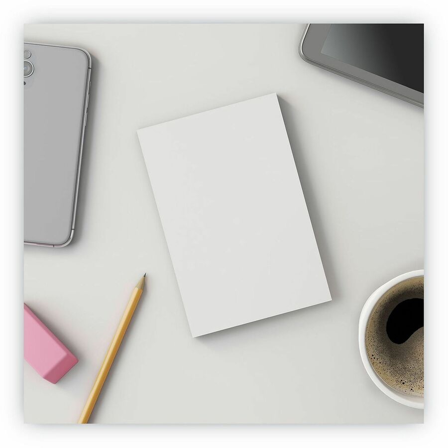 Scratch Pads, Unruled, 4 x 6, White, 100 Sheets, 12/Pack