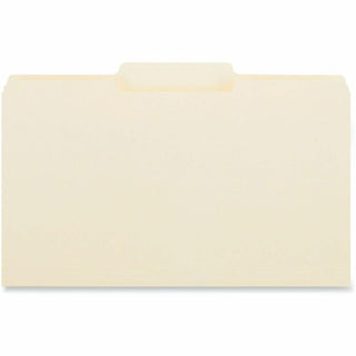 Top Tab File Folders, 1/3-Cut Tabs: Center Position, Legal Size, 0.75" Expansion, Manila, 100/Box