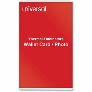 Laminating Pouches, 5 mil, 2.13" x 3.38", Gloss Clear, 25/Pack