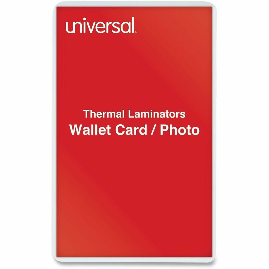 Laminating Pouches, 5 mil, 2.13" x 3.38", Gloss Clear, 25/Pack