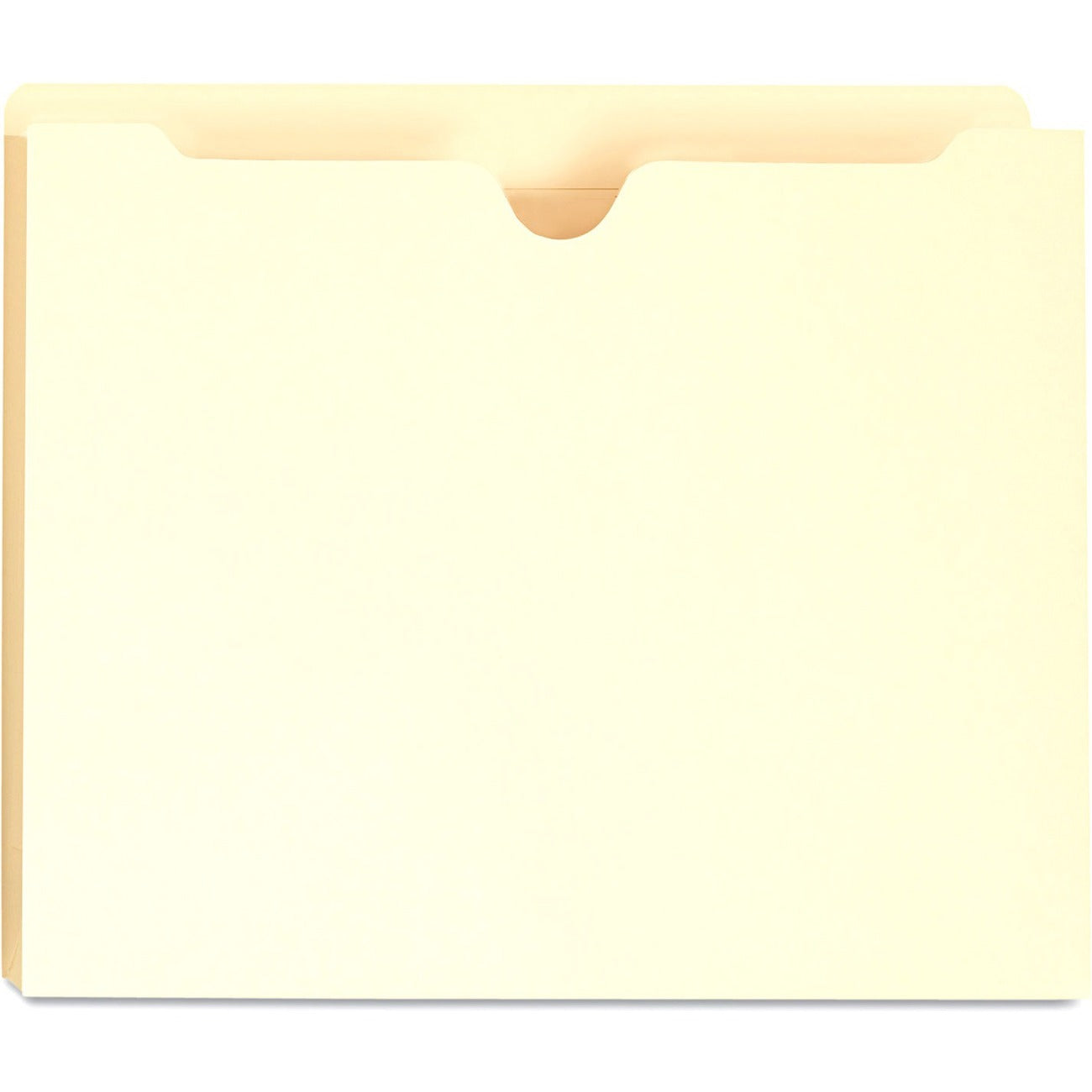 Deluxe Manila File Jackets with Reinforced Tabs, Straight Tab, Letter Size, Manila, 50/Box