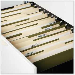 Box Bottom Hanging File Folders, 3" Capacity, Legal Size, 1/5-Cut Tabs, Standard Green, 25/Box