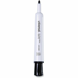 Dry Erase Marker, Medium Bullet Tip, Black, Dozen