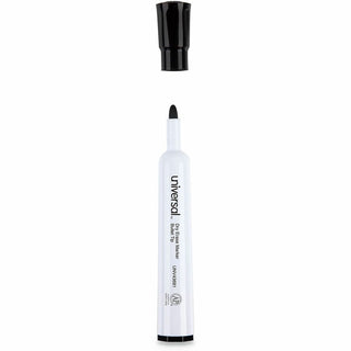 Dry Erase Marker, Medium Bullet Tip, Black, Dozen