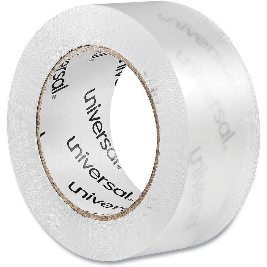 Quiet Tape Box Sealing Tape, 3" Core, 1.88" x 109 yds, Clear, 6/Pack