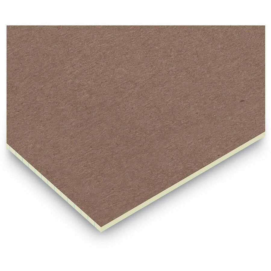 Glue Top Pads, Narrow Rule, 50 Canary-Yellow 8.5 x 11 Sheets, Dozen