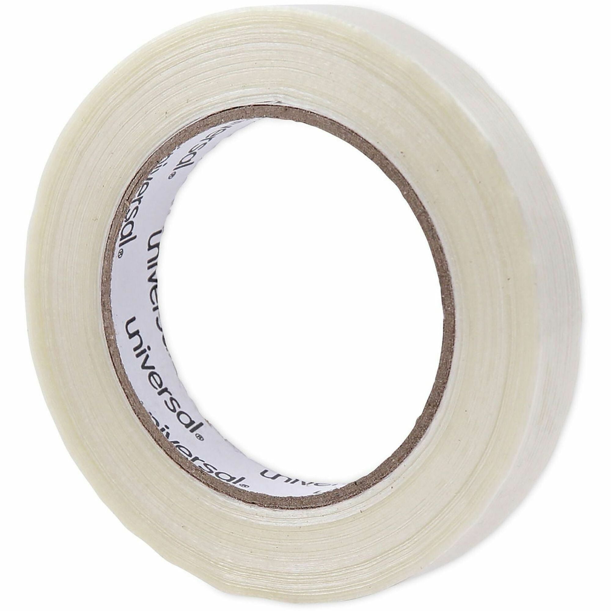 120# Utility Grade Filament Tape, 3" Core, 18 mm x 54.8 m, Clear