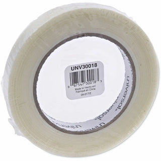 120# Utility Grade Filament Tape, 3" Core, 18 mm x 54.8 m, Clear