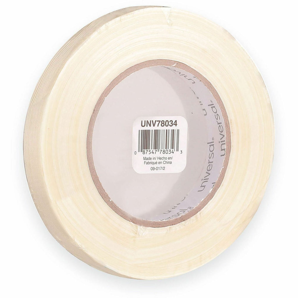190# Medium Grade Filament Tape, 3" Core, 18 mm x 54.8 m, Clear