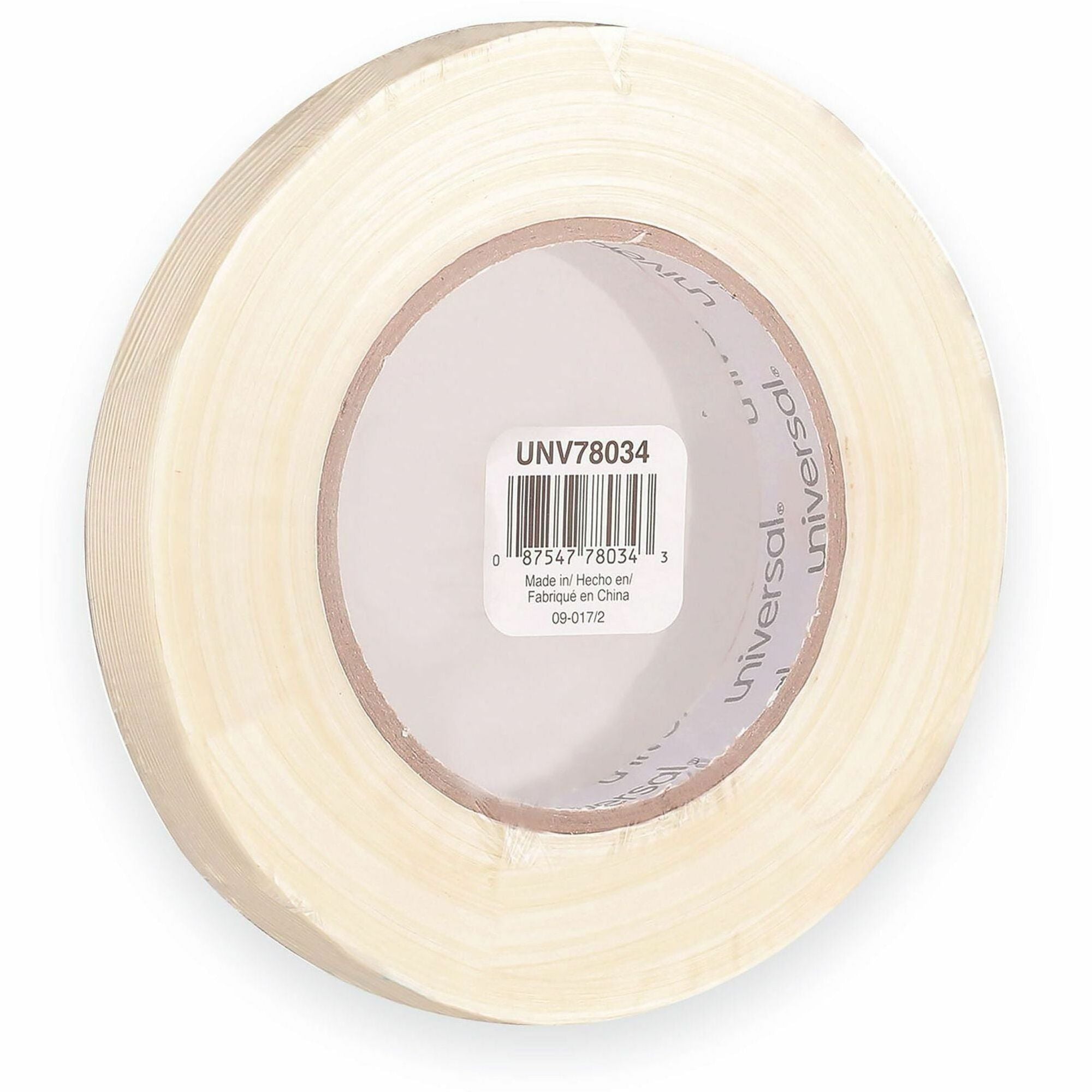 190# Medium Grade Filament Tape, 3" Core, 18 mm x 54.8 m, Clear