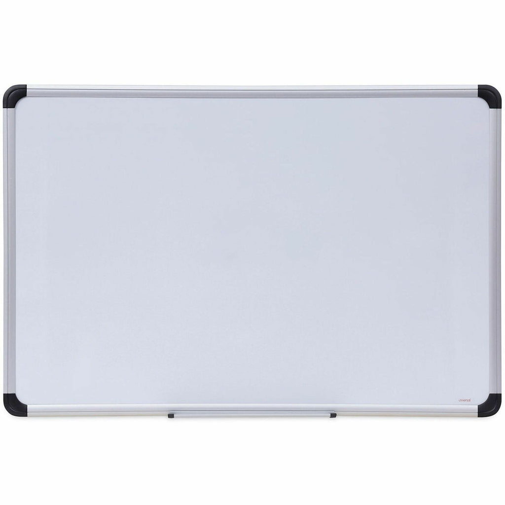 Magnetic Steel Dry Erase Marker Board, 36 x 24, White Surface, Aluminum/Plastic Frame