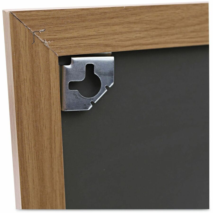 Cork Board with Oak Style Frame, 24 x 18, Tan Surface