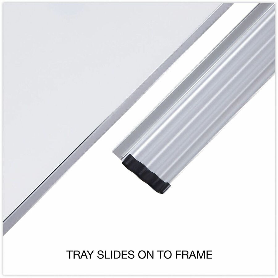 Magnetic Steel Dry Erase Marker Board, 24 x 18, White Surface, Aluminum/Plastic Frame
