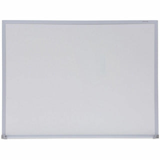 Melamine Dry Erase Board with Aluminum Frame, 24 x 18, White Surface, Anodized Aluminum Frame