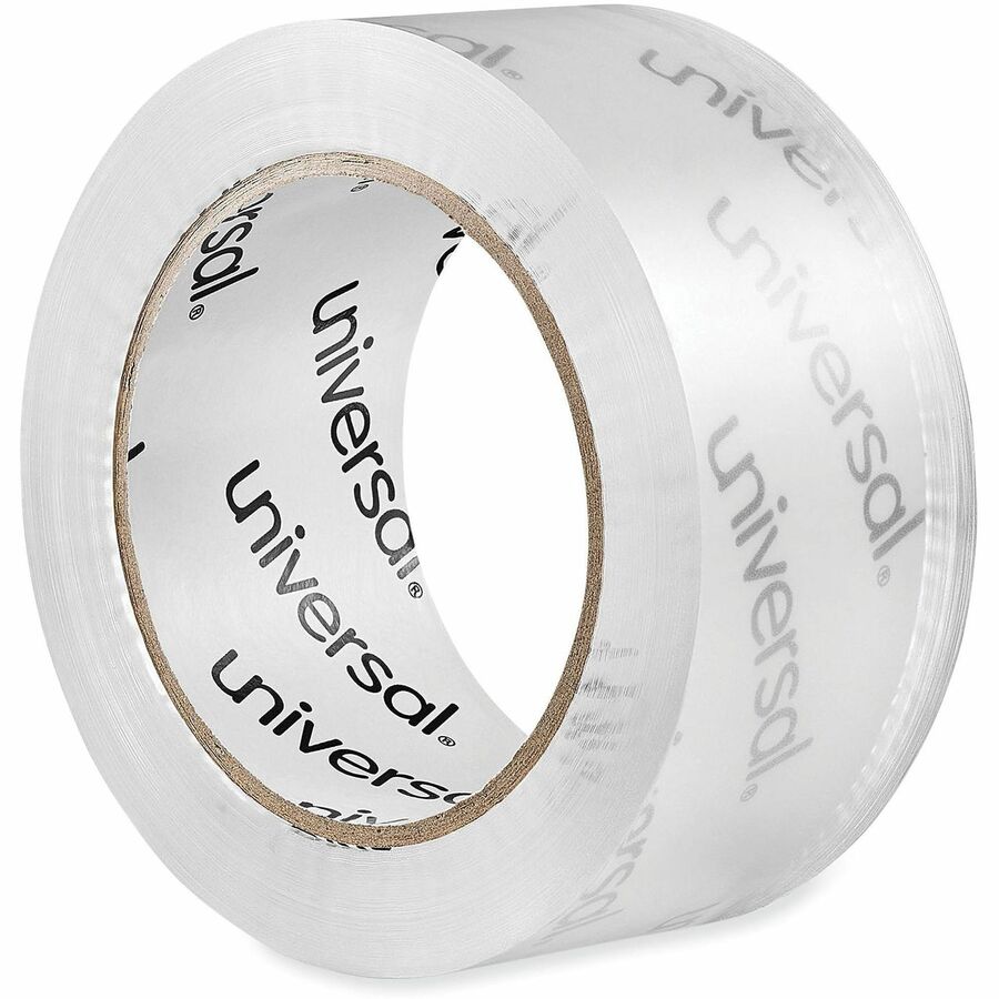 Deluxe General-Purpose Acrylic Box Sealing Tape, 1.7 mil, 3" Core, 1.88" x 109 yds, Clear, 6/Pack