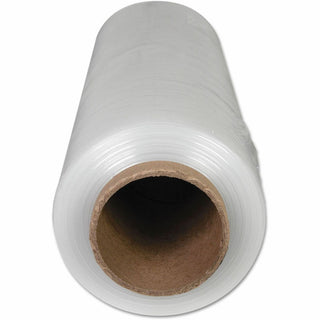 High-Performance Handwrap Film, 18" x 1,500 ft, 12 mic (47-Gauge), Clear, 4/Carton