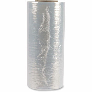 High-Performance Handwrap Film, 18" x 1,500 ft, 12 mic (47-Gauge), Clear, 4/Carton