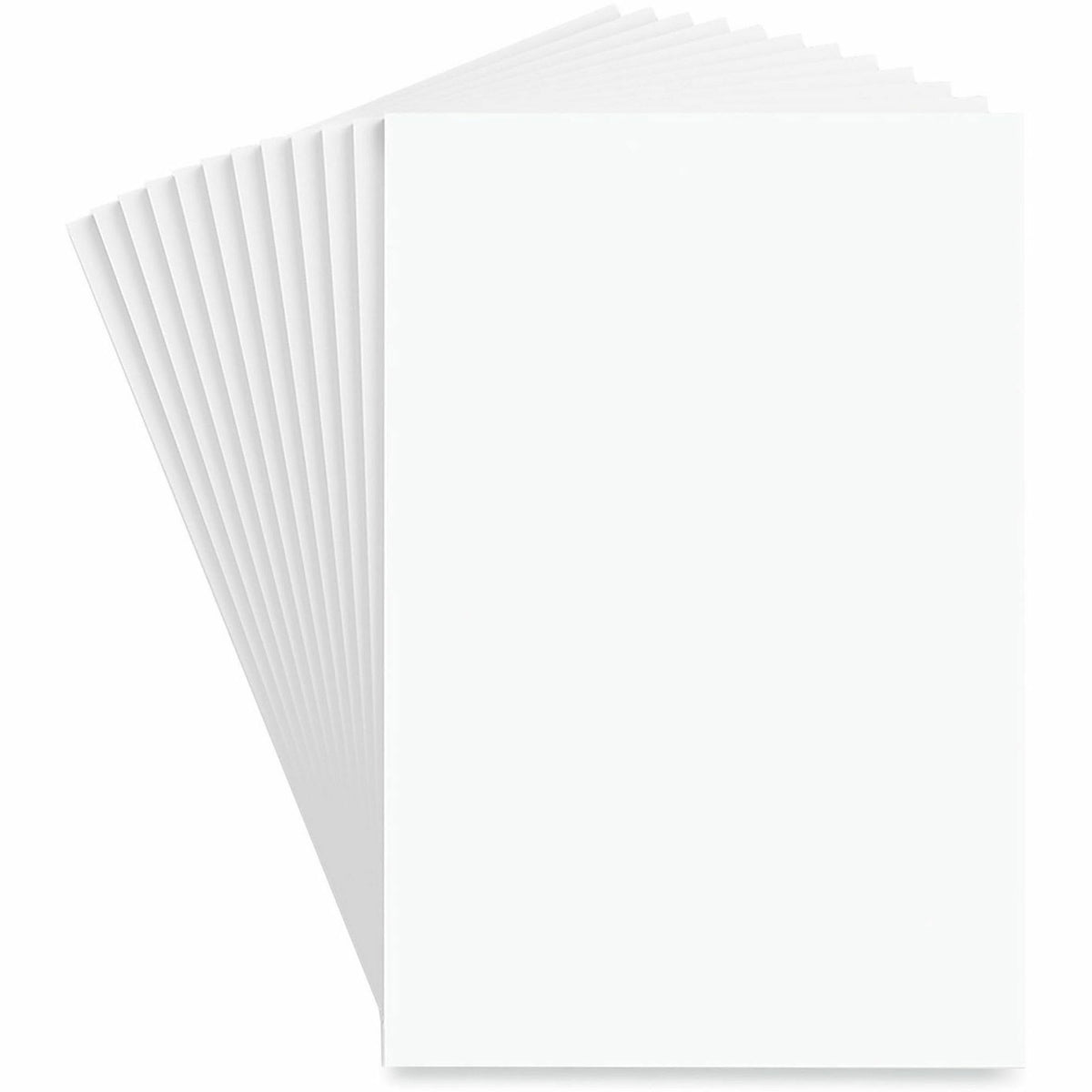 Scratch Pads, Unruled, 3 x 5, White, 100 Sheets, 12/Pack