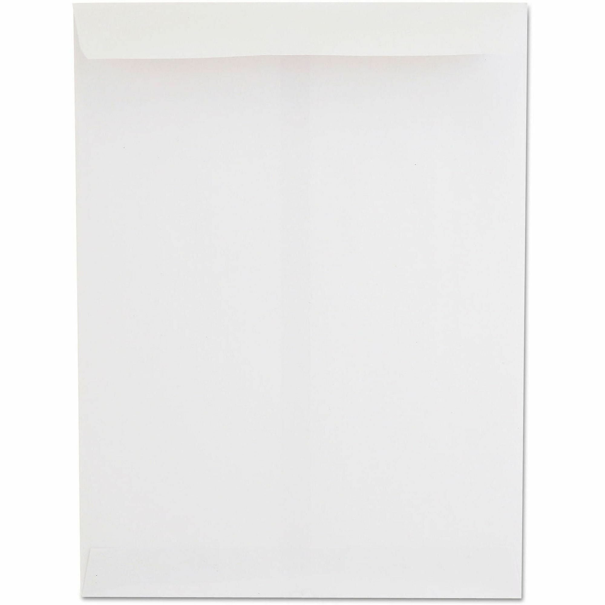 Catalog Envelope, 24 lb Bond Weight Paper, #10 1/2, Square Flap, Gummed Closure, 9 x 12, White, 250/Box