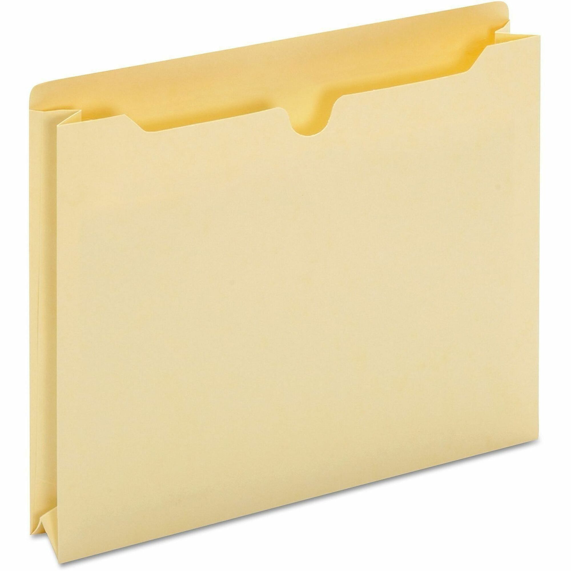 Economical Manila File Jackets, Straight Tab, Letter Size, Manila, 50/Box