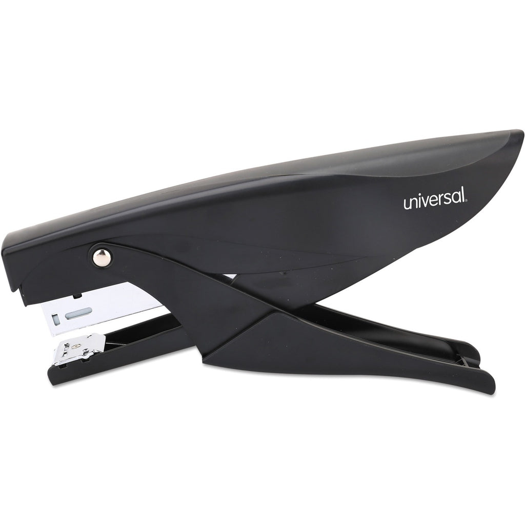 Deluxe Plier Stapler, 20-Sheet Capacity, 0.25" Staples, 1.75" Throat, Black