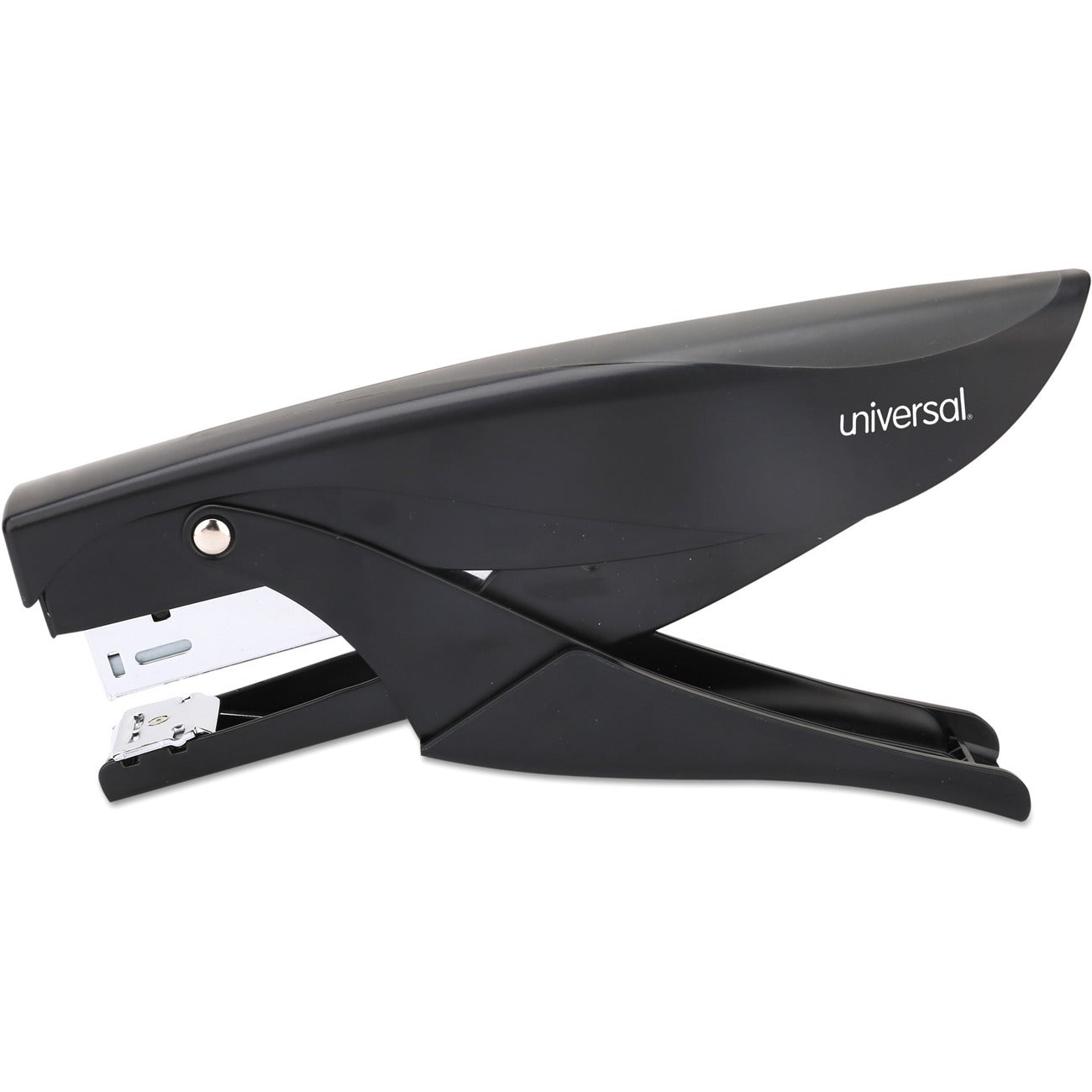 Deluxe Plier Stapler, 20-Sheet Capacity, 0.25" Staples, 1.75" Throat, Black
