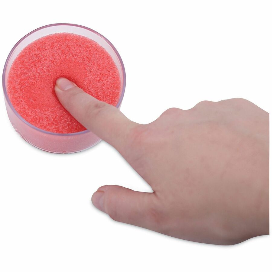 Sponge Cup Moistener, 3" Diameter, Clear
