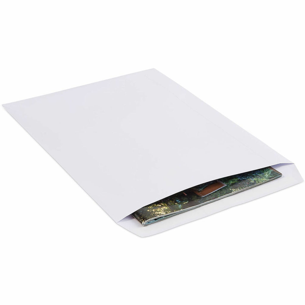 Catalog Envelope, 24 lb Bond Weight Paper, #13 1/2, Square Flap, Gummed Closure, 10 x 13, White, 250/Box
