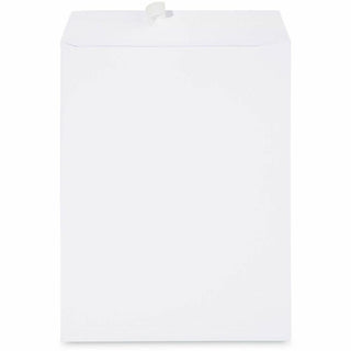 Catalog Envelope, 24 lb Bond Weight Paper, #13 1/2, Square Flap, Gummed Closure, 10 x 13, White, 250/Box